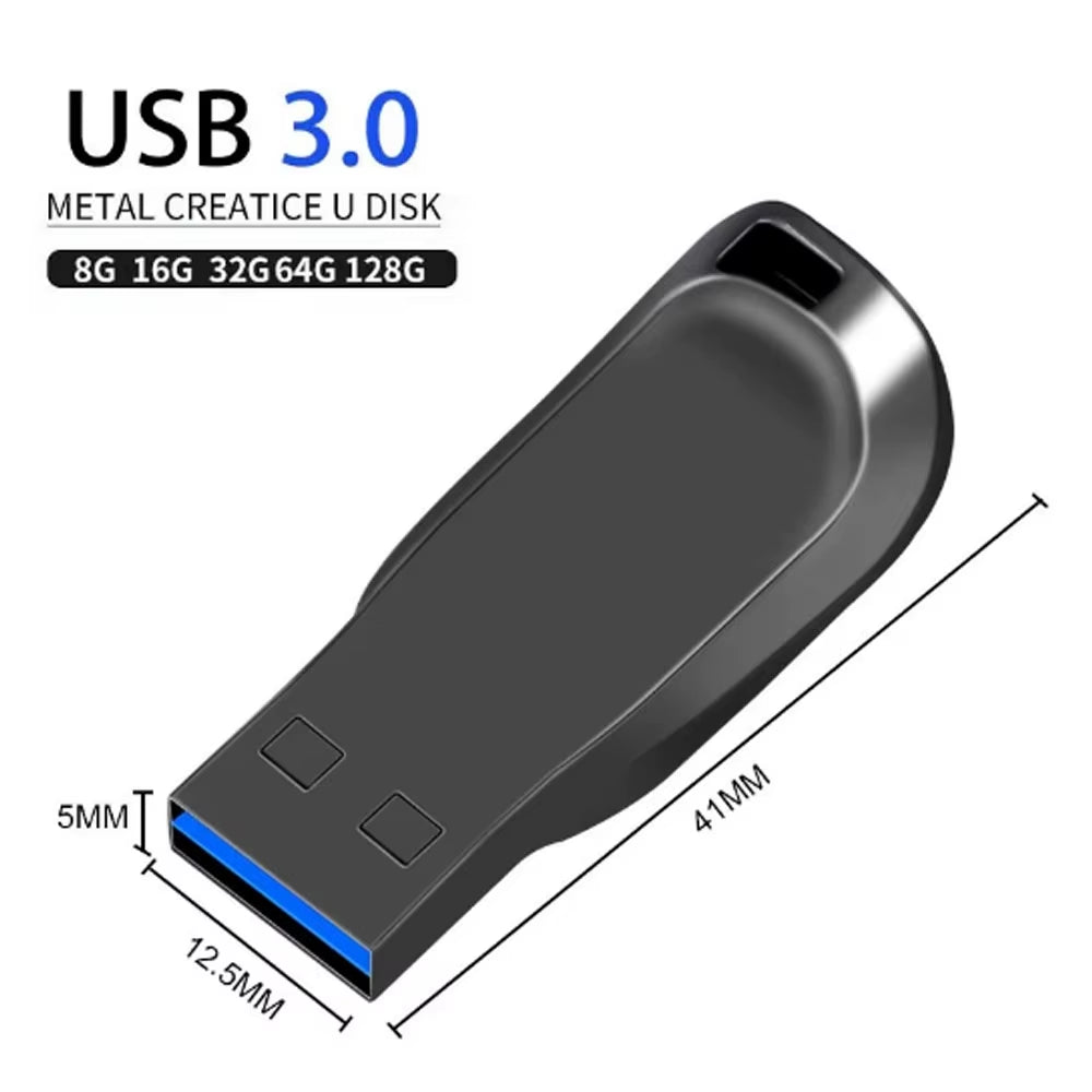 USB Flash Drive 128GB 64GB 32GB 16GB 3.0 High-Speed Pendrive 128GB 64GB USB Memory Stick 32GB 16GB USB Flash Drive
